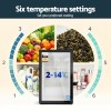devanti 105l bar fridge glass door mini fridge countertop cooler black devanti 105l bar fridge glass door mini fridge countertop cooler black