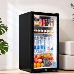 devanti 78l bar fridge glass door mini fridge countertop cooler black devanti 78l bar fridge glass door mini fridge countertop cooler black