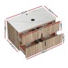 cefito vanity unit 900mm bathroom cabinet storage wall hung timber front pine cefito vanity unit 900mm bathroom cabinet storage wall hung timber front pine