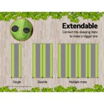 weisshorn self inflating mattress camping sleeping mat air bed pad single green