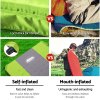 weisshorn self inflating mattress camping sleeping mat air bed pad single green
