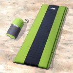 weisshorn self inflating mattress camping sleeping mat air bed pad single green