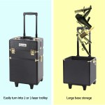 embellir makeup case beauty trolley cosmetic organiser box travel wheels gold embellir makeup case beauty trolley cosmetic organiser box travel wheels gold