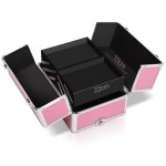 embellir makeup case beauty trolley cosmetic organiser box travel wheels pink embellir makeup case beauty trolley cosmetic organiser box travel wheels pink