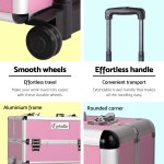embellir makeup case beauty trolley cosmetic organiser box travel wheels pink embellir makeup case beauty trolley cosmetic organiser box travel wheels pink