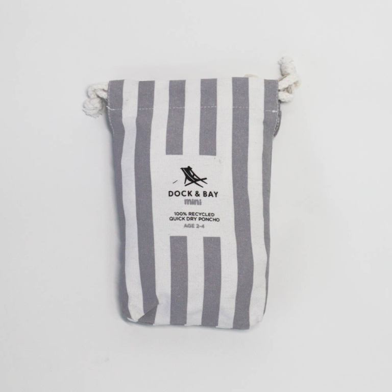 dock & bay: poncho mini cabana collection goa grey xs