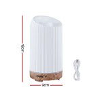 devanti ultrasonic aroma diffuser aromatherapy 200ml led lights iron humidifier forest devanti ultrasonic aroma diffuser aromatherapy 200ml led lights iron humidifier forest