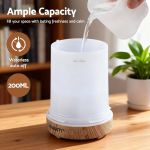 devanti ultrasonic aroma diffuser aromatherapy 200ml led lights iron humidifier forest devanti ultrasonic aroma diffuser aromatherapy 200ml led lights iron humidifier forest