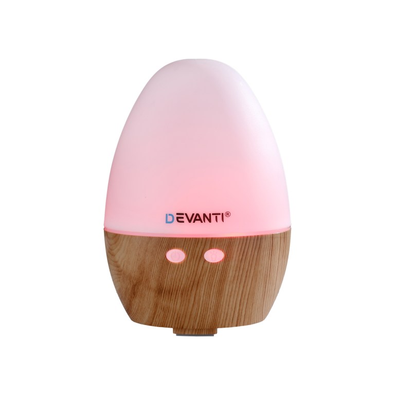 devanti ultrasonic aroma diffuser aromatherapy 130ml led lights iron humidifier forest devanti ultrasonic aroma diffuser aromatherapy 130ml led lights iron humidifier forest