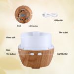 devanti ultrasonic aroma diffuser aromatherapy 130ml led lights iron humidifier forest devanti ultrasonic aroma diffuser aromatherapy 130ml led lights iron humidifier forest