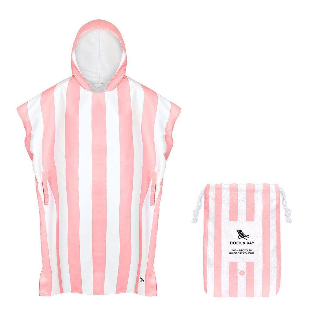dock and bay adult poncho hooded towel or cabana collection or malibu pink lupipop 1.jpg