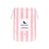 dock & bay adult poncho hooded towel | cabana collection | malibu pink s