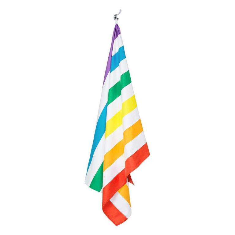dock & bay beach towel cabana collection l | quick dry | rainbow skies