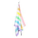 dock & bay beach towel cabana collection l | quick dry | unicorn waves