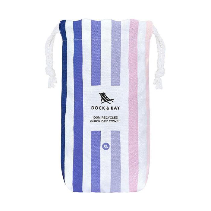 dock & bay beach towel cabana collection xl | quick dry | dusk to dawn