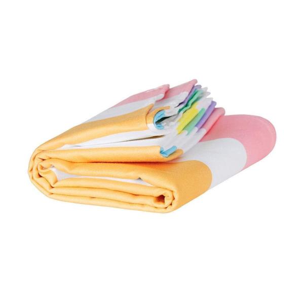 dock & bay beach towel cabana collection xl | quick dry | unicorn waves