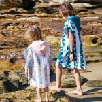 dock & bay kids poncho hooded towel cool camo xs (2 4yrs) dock & bay kids poncho hooded towel cool camo xs (2 4yrs)