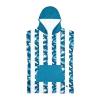 dock & bay kids poncho hooded towel cool camo xs (2 4yrs)