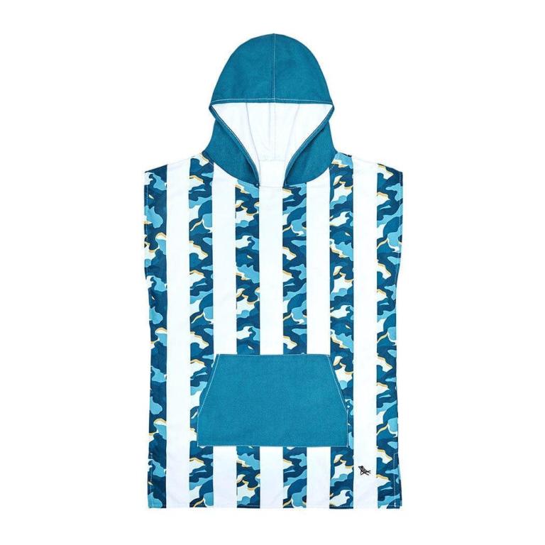 dock & bay kids poncho hooded towel cool camo xs (2 4yrs) dock & bay kids poncho hooded towel cool camo xs (2 4yrs)