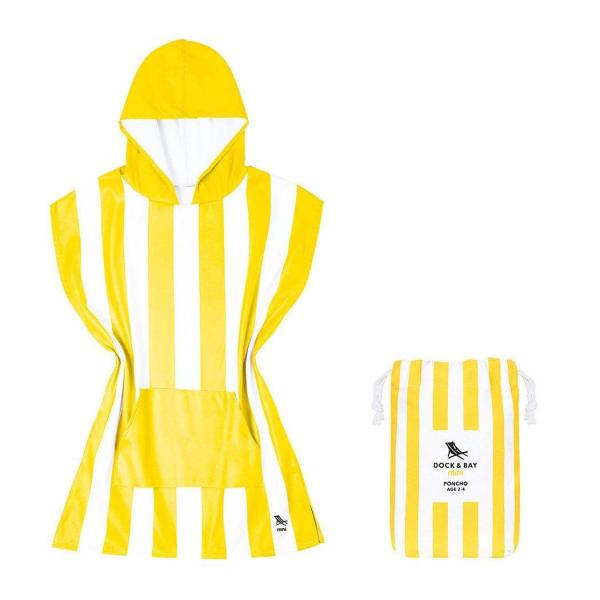 dock and bay kids poncho hooded towel mini cabana collection boracay yellow lupipop 1.jpg