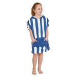 dock & bay kids poncho hooded towel mini cabana collection whitsunday blue xs (2 4yrs)