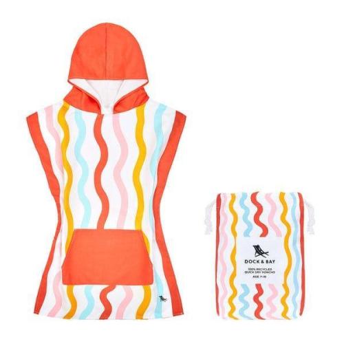 dock and bay kids poncho hooded towel squiggle face lupipop 1.jpg dock and bay kids poncho hooded towel squiggle face lupipop 1.jpg