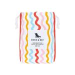 dock & bay kids poncho hooded towel squiggle face m (7 10yrs) dock & bay kids poncho hooded towel squiggle face m (7 10yrs)