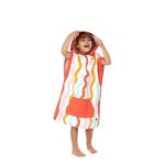 dock & bay kids poncho hooded towel squiggle face m (7 10yrs) dock & bay kids poncho hooded towel squiggle face m (7 10yrs)