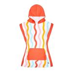dock & bay kids poncho hooded towel squiggle face m (7 10yrs) dock & bay kids poncho hooded towel squiggle face m (7 10yrs)