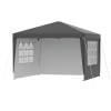 instahut gazebo 3x3 pop up marquee folding tent wedding gazebos camping outdoor shade canopy gray