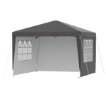 instahut gazebo 3x3 pop up marquee folding tent wedding gazebos camping outdoor shade canopy gray instahut gazebo 3x3 pop up marquee folding tent wedding gazebos camping outdoor shade canopy gray