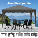 instahut gazebo 3x3 pop up marquee folding tent wedding gazebos camping outdoor shade canopy gray instahut gazebo 3x3 pop up marquee folding tent wedding gazebos camping outdoor shade canopy gray