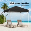 instahut gazebo 2x2m outdoor patio garden marquee shade black instahut gazebo 2x2m outdoor patio garden marquee shade black