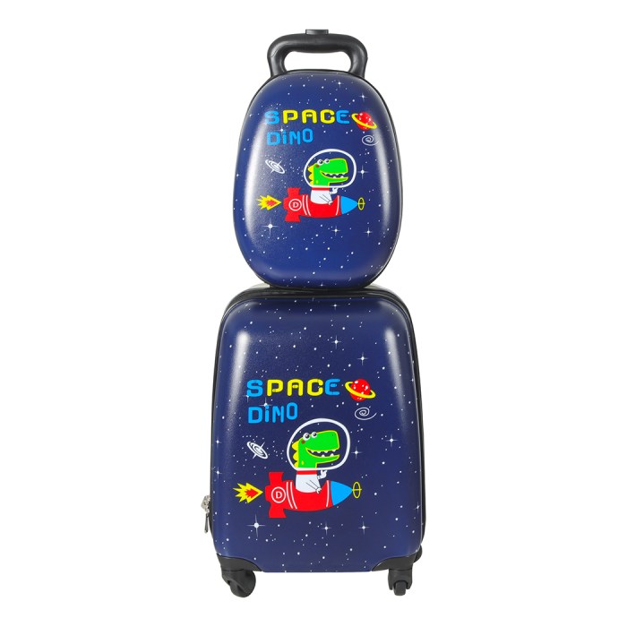 bopeep 16''13'' 2pcs kids luggage set space dino bopeep 16''13'' 2pcs kids luggage set space dino