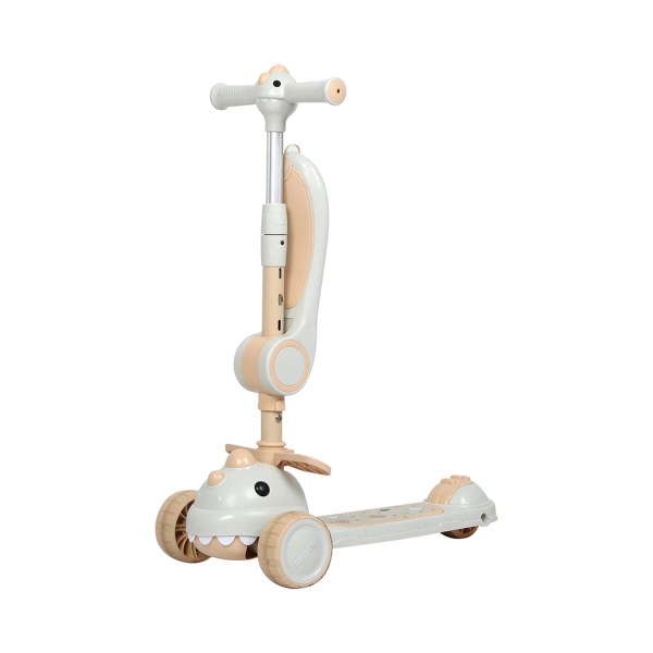bopeep foldable kids scooter flip able seat beige bopeep foldable kids scooter flip able seat beige
