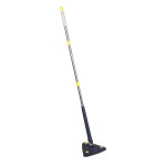 cleanflo cleaning mop dry wet triangle blue