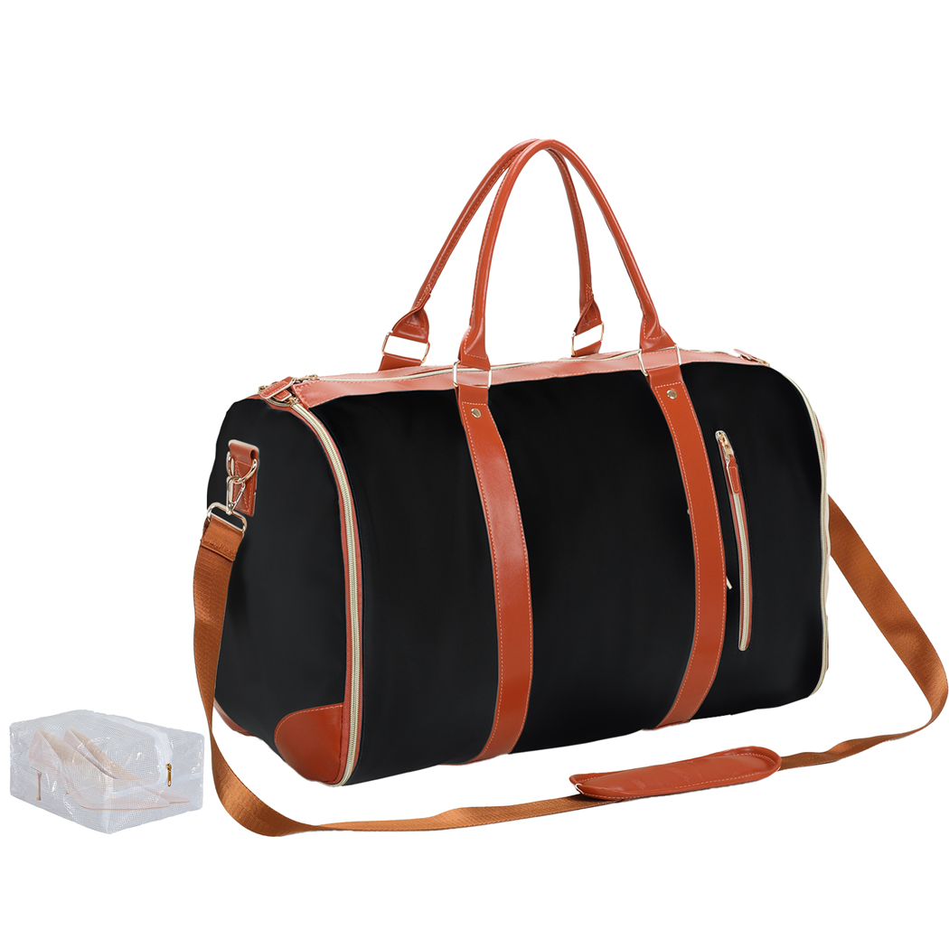 slimbridge garment bags 2 in 1 hanging suit bag black