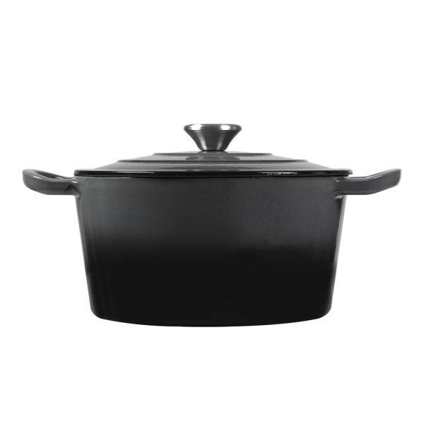toque 4l enamel dutch oven pot in black colour toque 4l enamel dutch oven pot in black colour