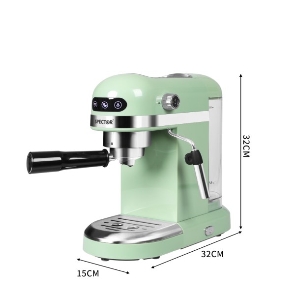 spector coffee maker machine espresso green mint