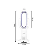 spector bladeless electric fan cooler blue spector bladeless electric fan cooler blue