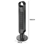 spector portable bladeless tower fan black spector portable bladeless tower fan black