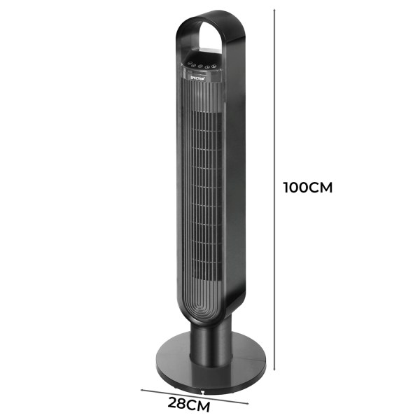 spector portable bladeless tower fan black spector portable bladeless tower fan black