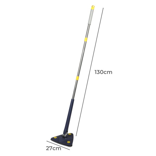 cleanflo cleaning mop dry wet triangle blue cleanflo cleaning mop dry wet triangle blue