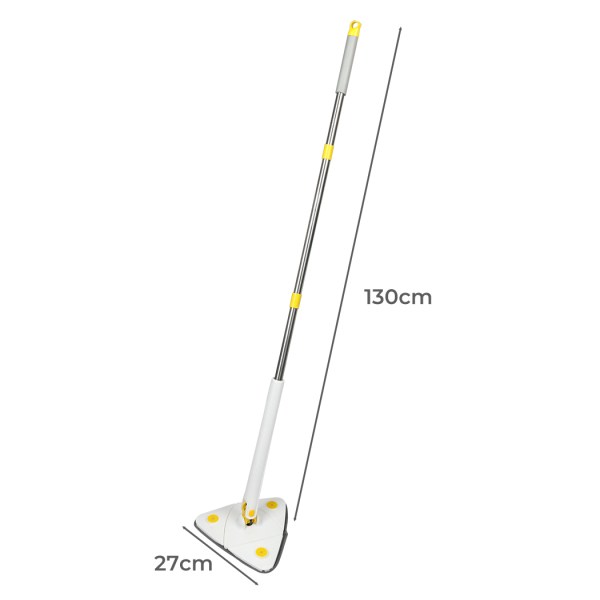 cleanflo spin cleaning mop 360? rotatable white