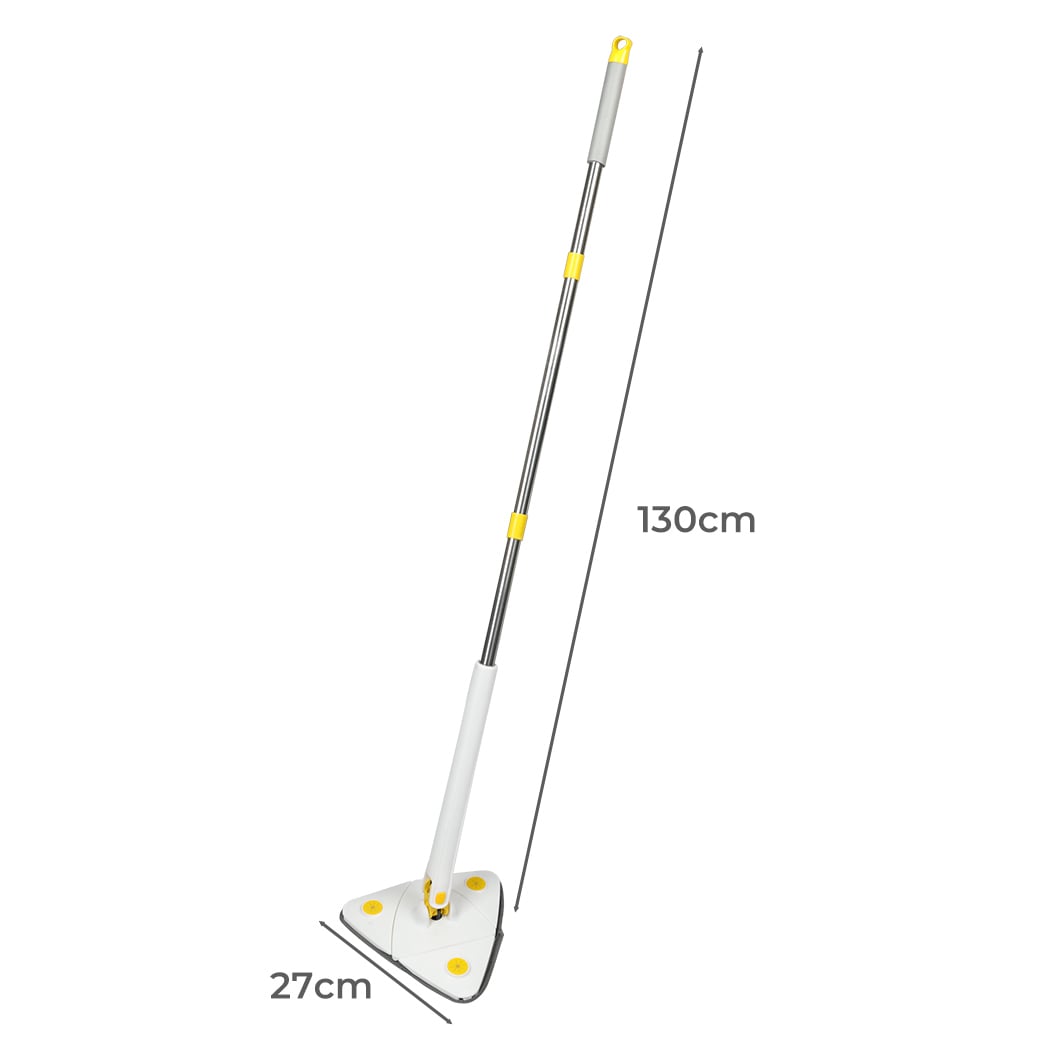 cleanflo spin cleaning mop 360? rotatable white