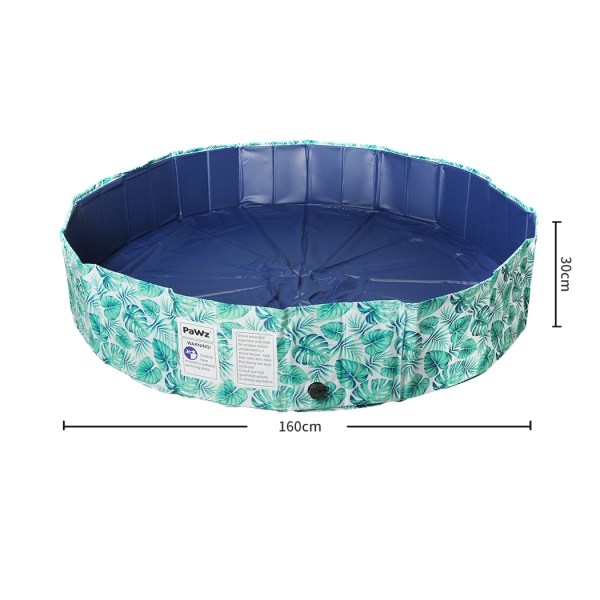 pawz 160cm pet dog swimming pool cat xxl xx large
