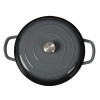 3.5l enamel dutch oven pan in black colour