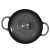 toque 4l enamel dutch oven pot in black colour toque 4l enamel dutch oven pot in black colour