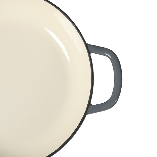3.5l enamel dutch oven pan in black colour