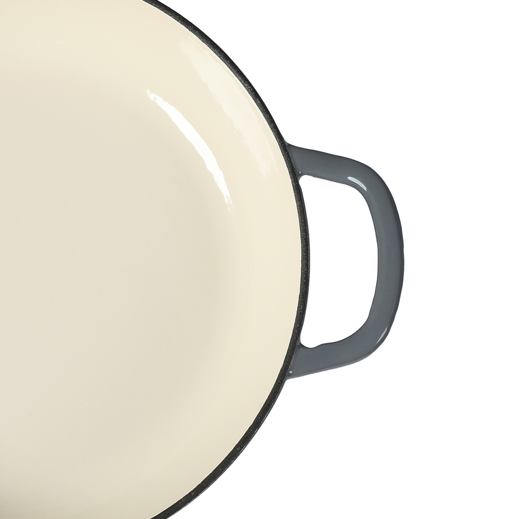 3.5l enamel dutch oven pan in black colour